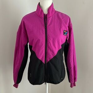Bellwether Vintage 90’s. Pink/Black Shell Ski Jacket sz L